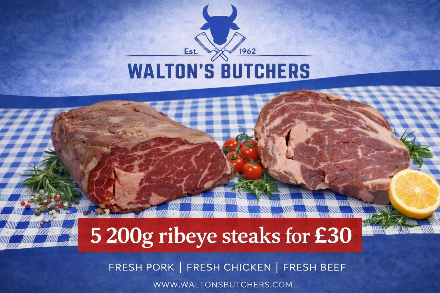 Value Ribeye Steak Box